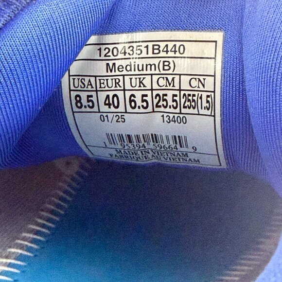 Brooks Glycerin GTS 22 Athletic Running Shoes Womens 8.5 Blue White Low Top - Picture 5 of 10